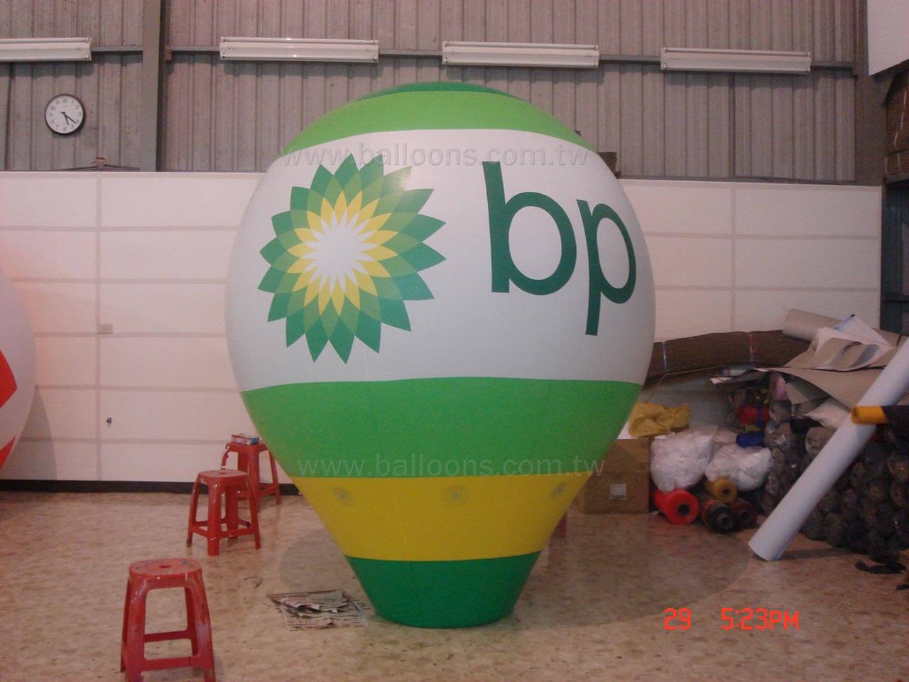 Helium filled HAS painted balloon手繪美工熱氣球