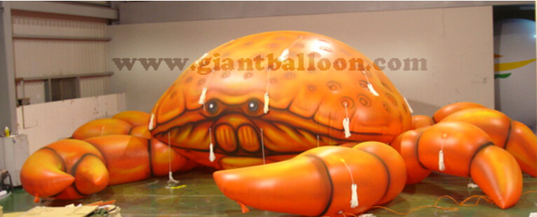 Helium filled Crab balloon空飄螃蟹造型氣球
