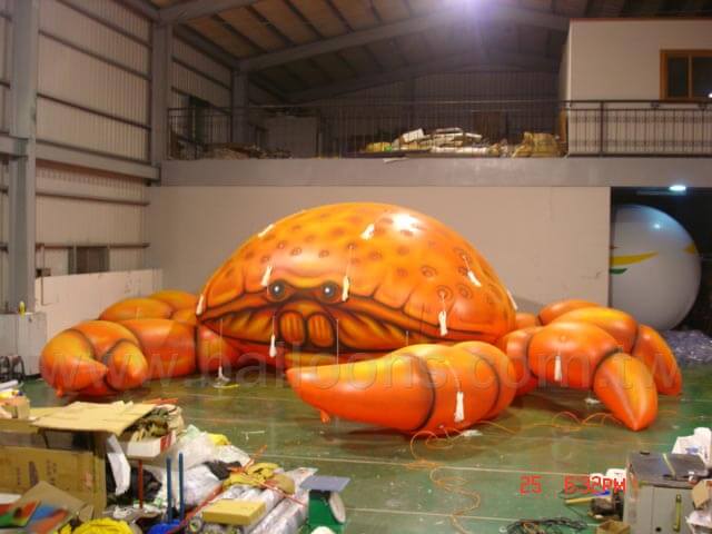 Helium filled crab balloon空飄螃蟹造型氣球