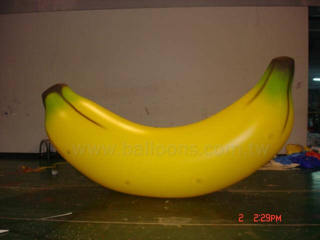 Inflatable banana advertising balloon氣密式香蕉造型氣球