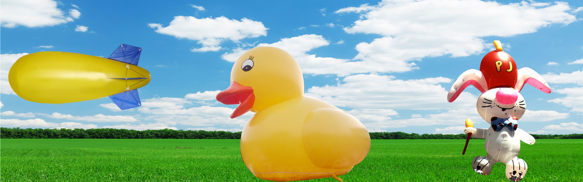 廣告氣球duck-balloon-rabbit-balloon-blimp